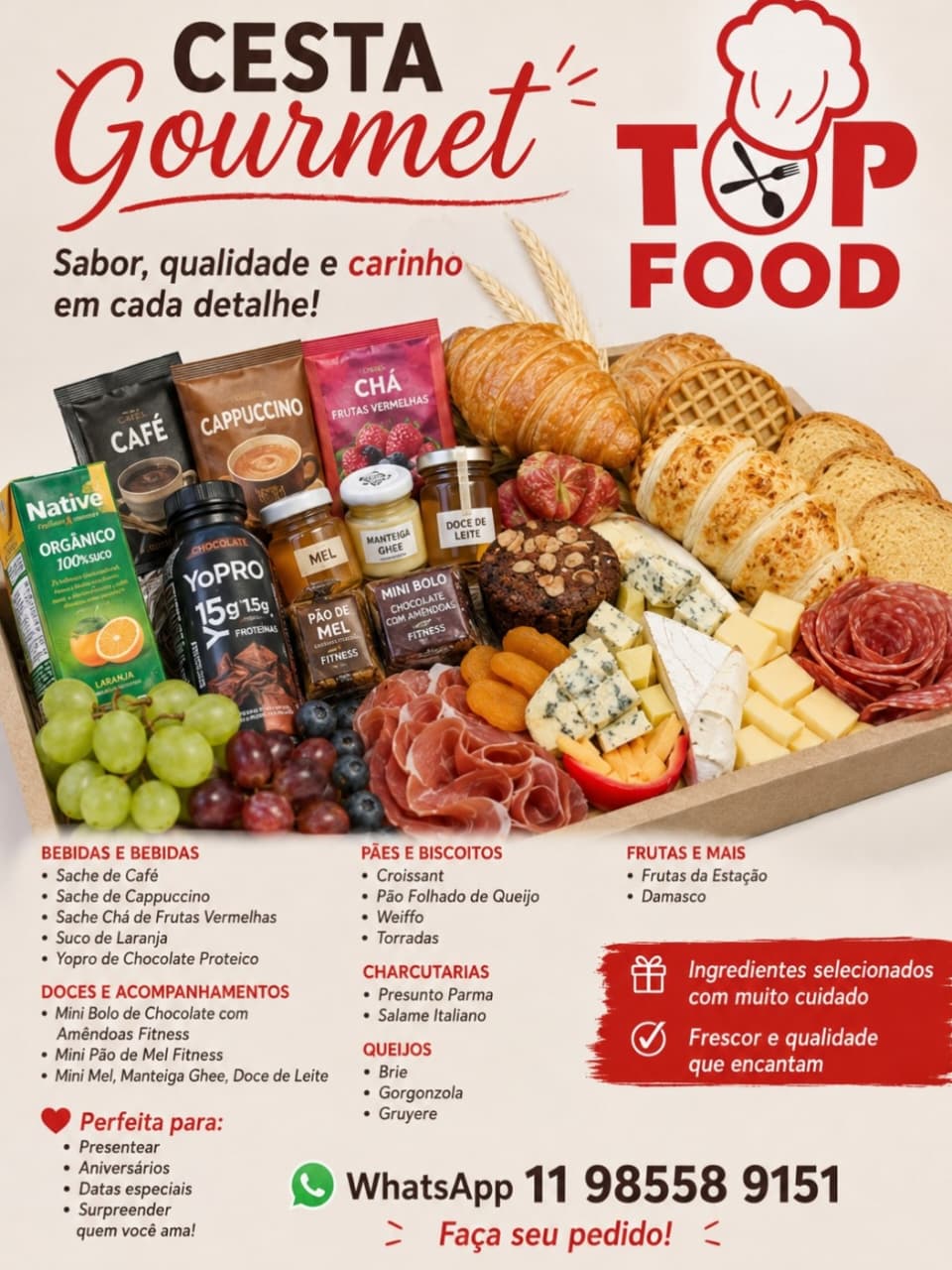 cesta gourmet top food